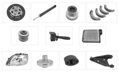 Auto parts clipart