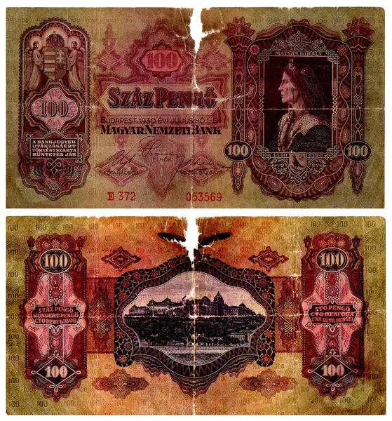 Stare pieniądze Republice Słowackiej — Zdjęcie stockowe
