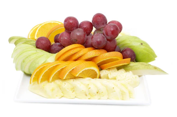 Um prato de fruta madura — Fotografia de Stock