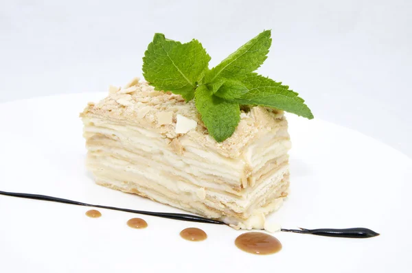 Pedaço de bolo de camada — Fotografia de Stock