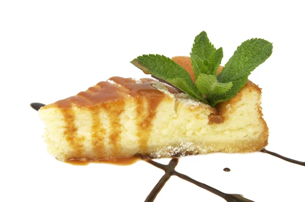 A piece of cheese cake — Stock Photo, Image