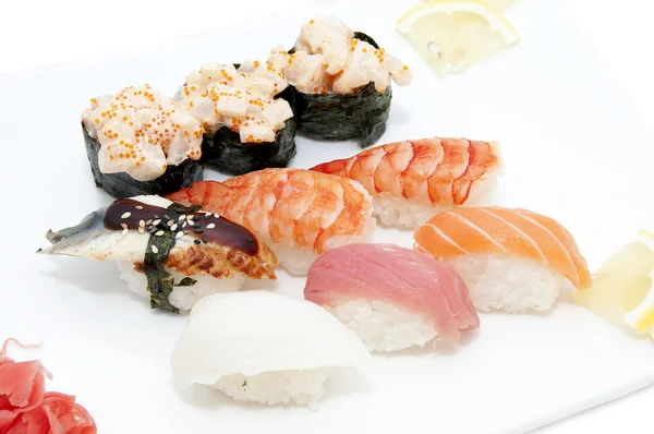 일본 스시 생선 및 해산물 — 스톡 사진