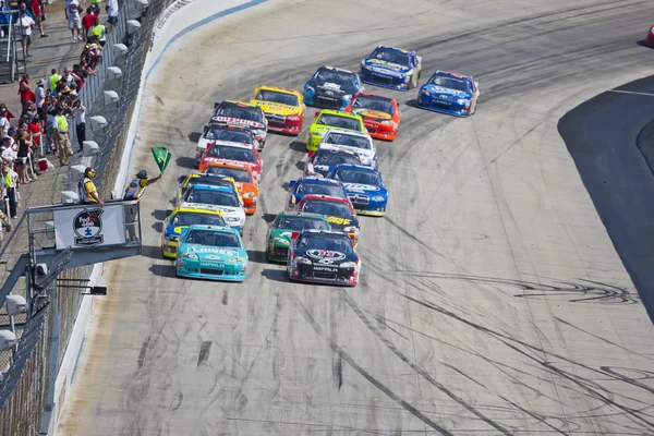 NASCAR 2012: Sprint Cup Series Fedex 400 som omfattas av Autism Spea — Stockfoto