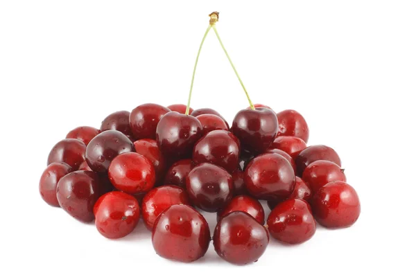 Cherry Berries isolated on white — Stock Photo, Image