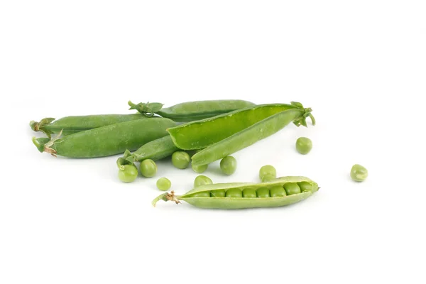 Disclosed peas — Stock Photo, Image