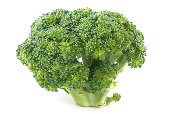 Brócoli fresco aislado en blanco —  Fotos de Stock