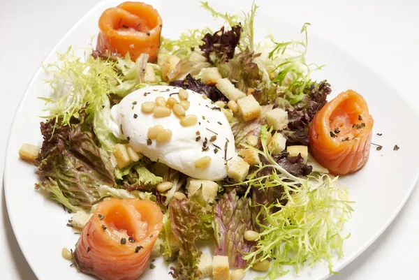 Salad with herring — Stock Photo, Image