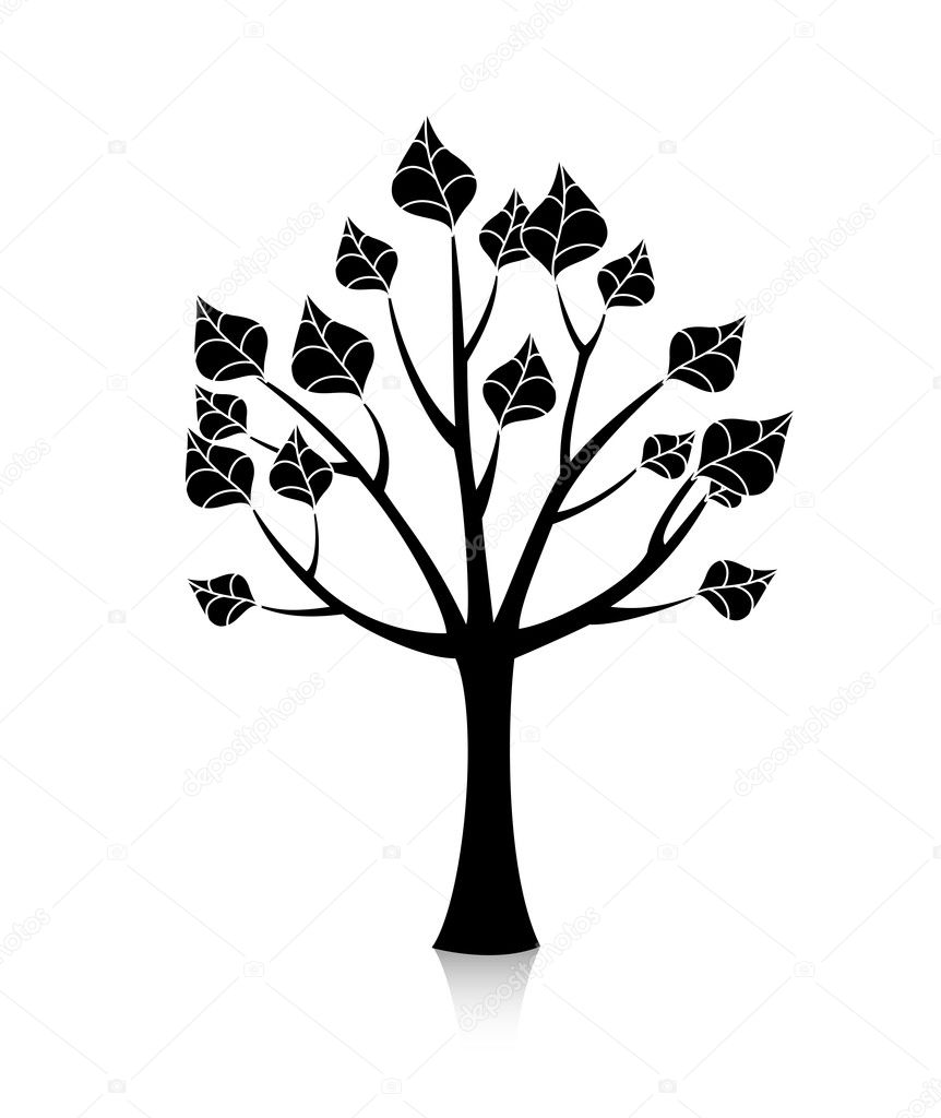 Beautiful vector tree