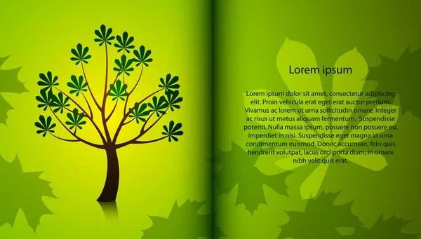 Δέντρο σφενδάμνου, το βιβλίο — Διανυσματικό Αρχείο