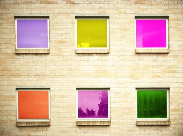 Fenêtres colorées — Photo