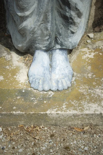 Escultura de pés — Fotografia de Stock