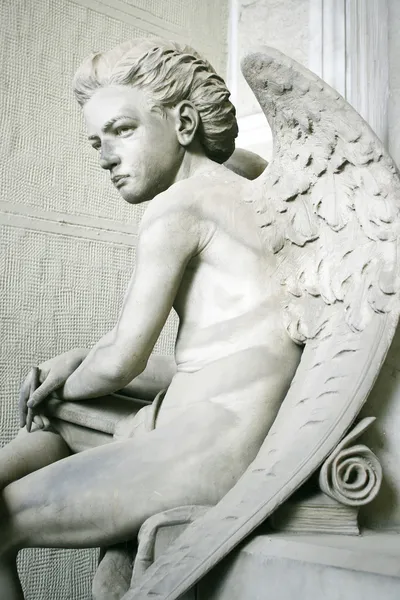 Beautiful angel sitting — Stock Photo, Image