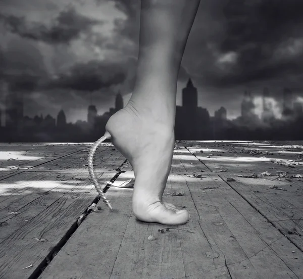 Fantazi kadın ayakları — Stok fotoğraf