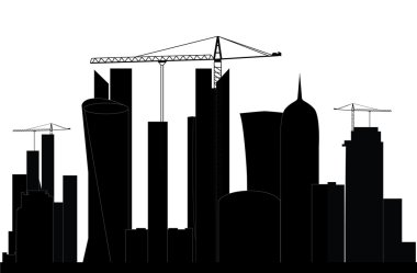 Qatar skyline clipart