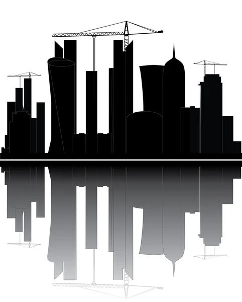 Qatar skyline — Image vectorielle