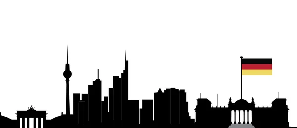Skyline de Berlin — Image vectorielle