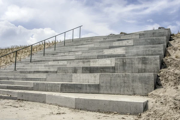 stock image Concrete stairs at the beach