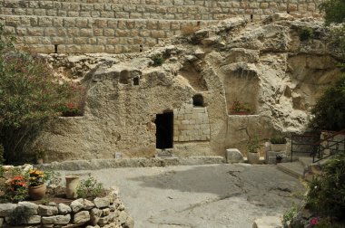 Place of the resurrection of Jesus Christ clipart