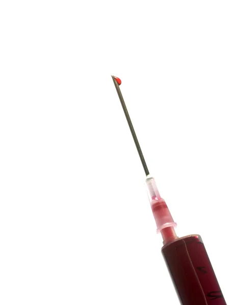Gotita de sangredruppel van bloed — Stockfoto