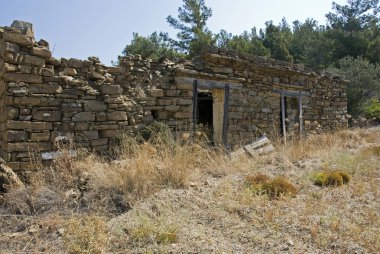 eski ruine Rodos Adası