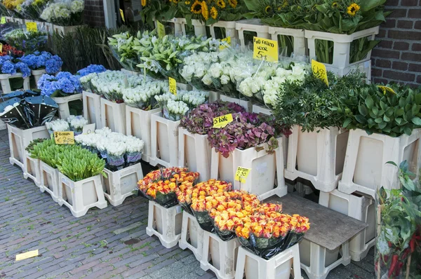 Winkel met bloemen — Stockfoto