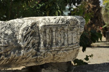 capernaum veya capharnaum kalıntıları