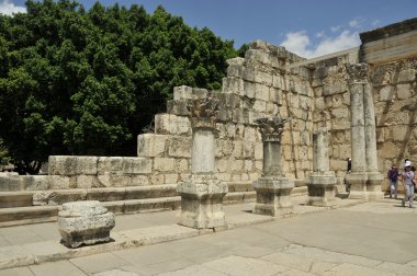 capernaum veya capharnaum kalıntıları