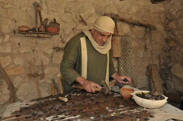 Homme travaillant à Nazareth — Photo