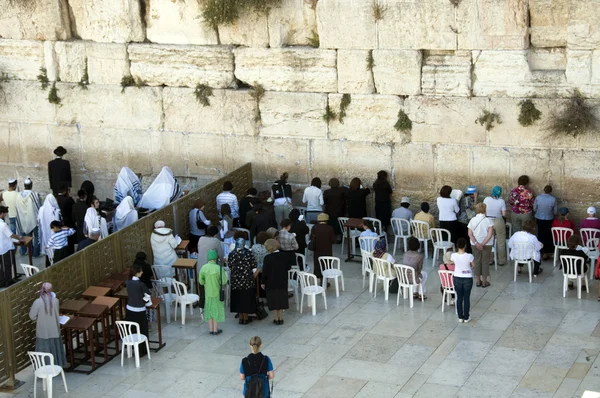Иерусалимская стена плача — стоковое фото