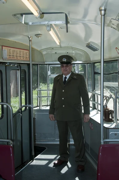 Stock image Tram driver