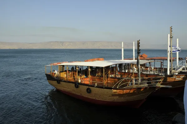 Озеро Тиберия или Галилея — стоковое фото