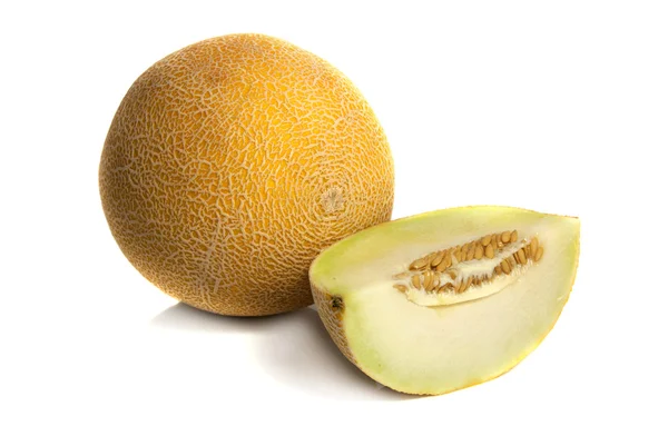 Meloen gat en Latin deel — Stockfoto