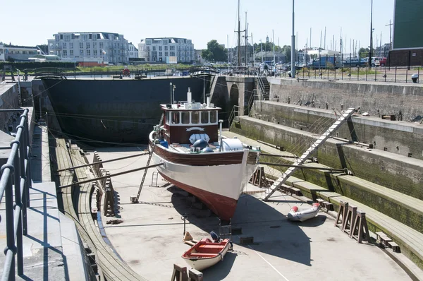 Cel mai vechi doc uscat încă mai lucrează în Olanda — Fotografie, imagine de stoc