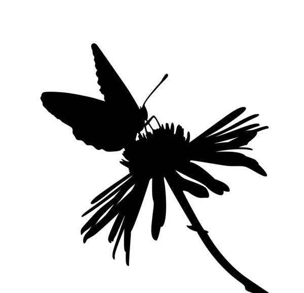 Mariposa abstracta, vector Ilustración de stock