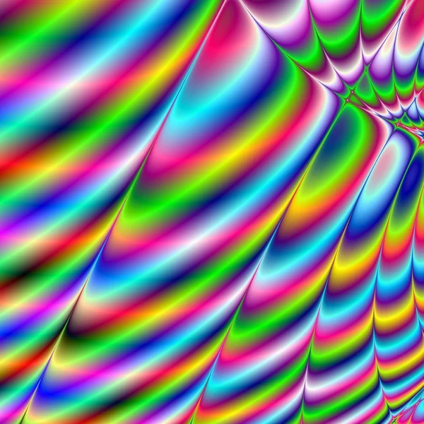 Rainbow Disco Shells fundo — Fotografia de Stock