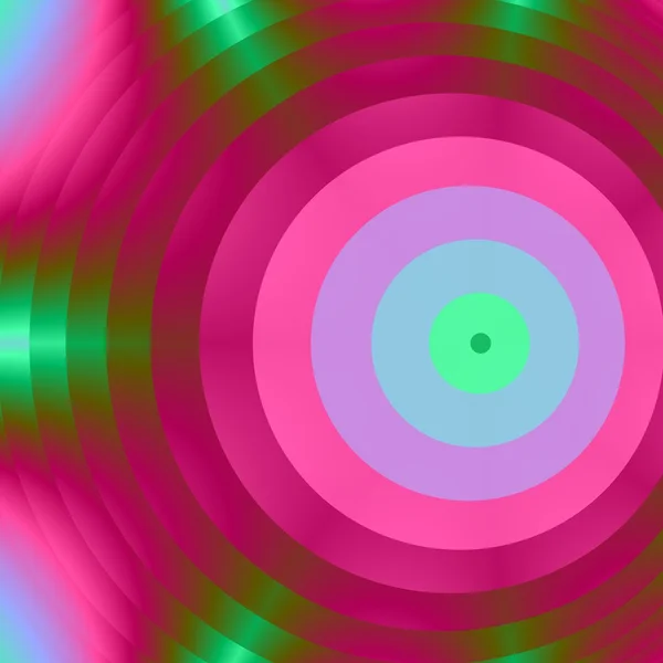Koncentriska mål cirklar - lila och rosa — Stockfoto