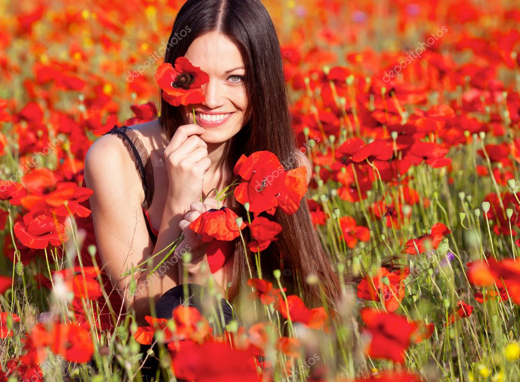 Girl in poppies Stock Photo by ©kirill_grekov 10795665