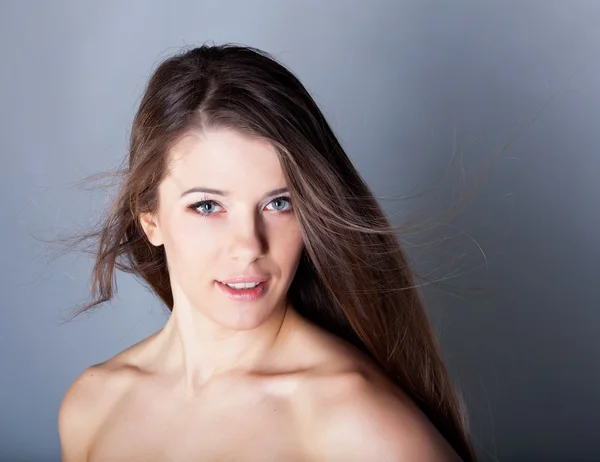 stock image Girl with long hair