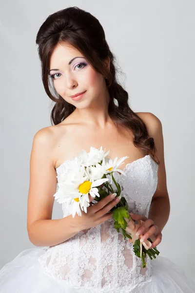 Bride in studio — Stock Photo, Image
