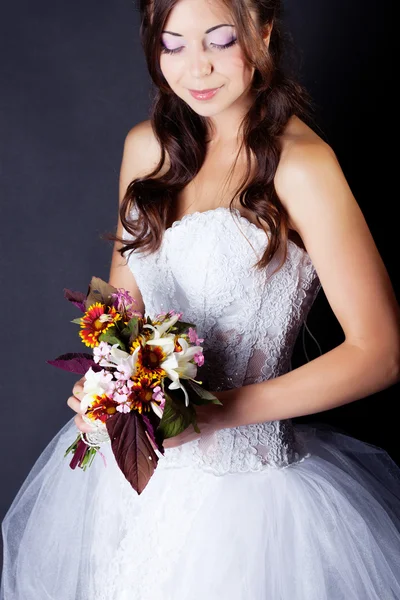Bride in studio — Stock Photo, Image