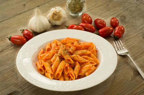 Italian pasta - Mezze penne — Stock Photo, Image