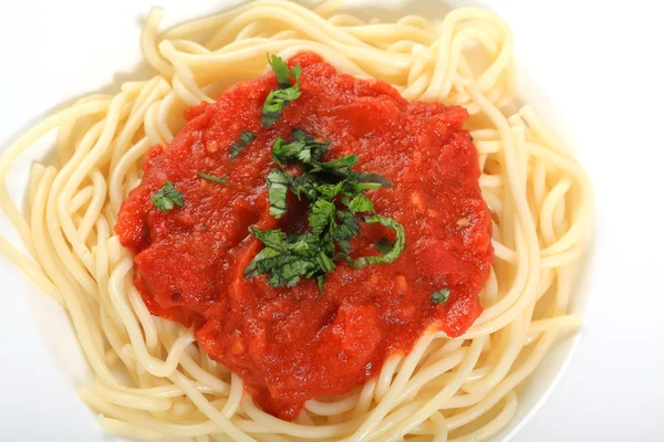 stock image Pasta and tomato sauce