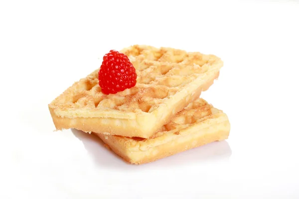 Breakfast waffles — Stock Photo, Image