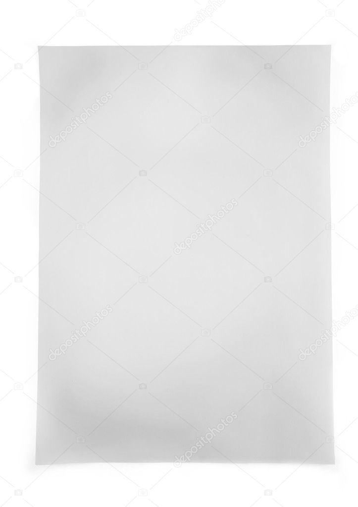 Sheet isolated on white background