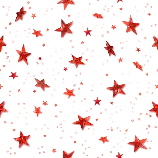シームレスな赤い星 — ストック写真