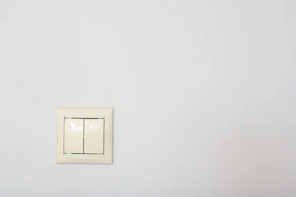 Двойной выключатель света — стоковое фото