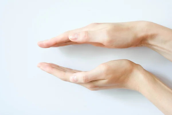 Τα χέρια των δύο γυναικών — Φωτογραφία Αρχείου