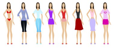 Set of clothes clipart