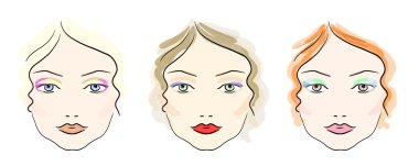 Make up scheme clipart