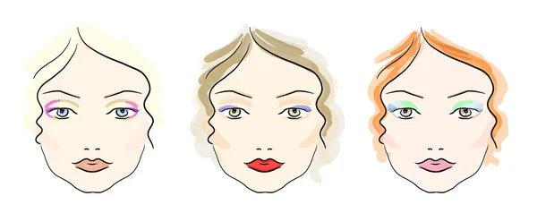 Make-up-Programm — Stockfoto